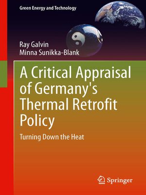 cover image of A Critical Appraisal of Germany's Thermal Retrofit Policy